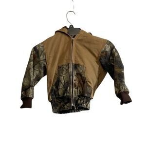 Red Head Toddler 2T Boys Canvas Coat Jacket Realtree Camo Hood Full Zip
